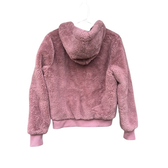 Athleta Teddy Ritual Mauve Pink Jacket Coat XS - Picture 5 of 6